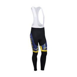 pantalones largos con tirantes - SAXO BANK 2013 SMR - negro/azul