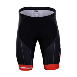 pantalones cortos sin tirantes - TREK 2018 - negro/rojo