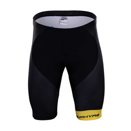 pantalones cortos sin tirantes - LOTTO 2018 - negro/amarillo