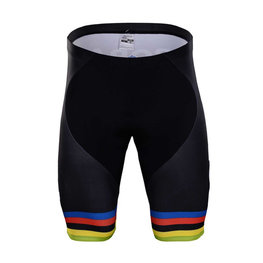 pantalones cortos sin tirantes - BORA UCI 2018 - negro/multicolor