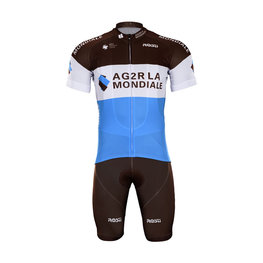 BONAVELO maillot corto y pantalón corto - AG2R 2018 - marrón/blanco/azul