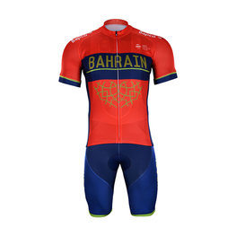 BONAVELO maillot corto y pantalón corto - BAHRAIN MERIDA 2018 - azul/rojo