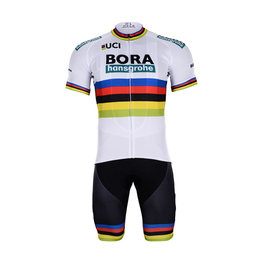 BONAVELO maillot corto y pantalón corto - BORA UCI 2018 - blanco/negro