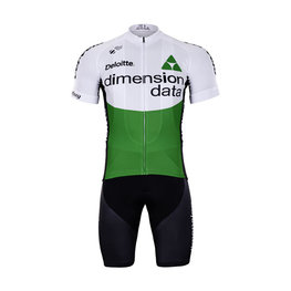 BONAVELO maillot corto y pantalón corto - DIMENSION DATA 2018 - blanco/negro/verde