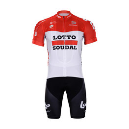 BONAVELO maillot corto y pantalón corto - LOTTO 2018 - blanco/negro/rojo