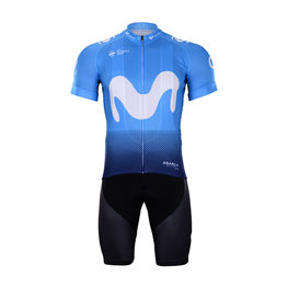 BONAVELO maillot corto y pantalón corto - MOVISTAR 2018 - negro/azul
