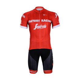 BONAVELO maillot corto y pantalón corto - TREK RED 2018 - negro/rojo