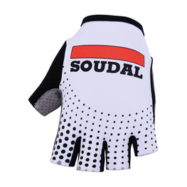 BONAVELO guantes de dedos cortos - LOTTO SOUDAL 2019 - blanco
