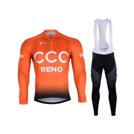 BONAVELO maillot largo y pantalón - CCC 2019 SUMMER - negro/naranja