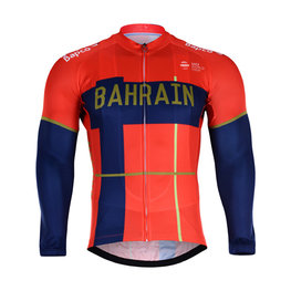 BONAVELO maillot de invierno de manga larga - B. MERIDA 2019 WNT - rojo/azul