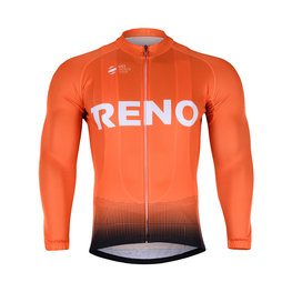 BONAVELO maillot de invierno de manga larga - CCC RENO 2019 WINTER - negro/naranja