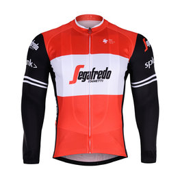 BONAVELO maillot de invierno de manga larga - TREK 2019 WINTER - negro/rojo/blanco