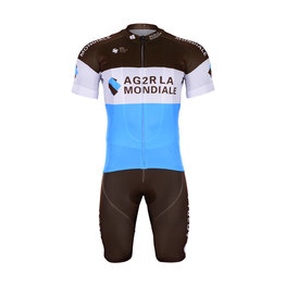 BONAVELO maillot corto y pantalón corto - AG2R 2019 - blanco/azul/marrón