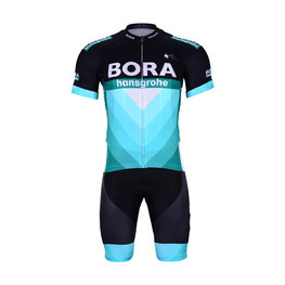 BONAVELO maillot corto y pantalón corto - BORA 2019 - blanco/negro/verde