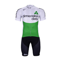 BONAVELO maillot corto y pantalón corto - DIMENSION DATA 2019 - verde/negro/blanco