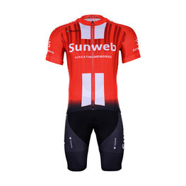 BONAVELO maillot corto y pantalón corto - SUNWEB 2019 - negro/rojo