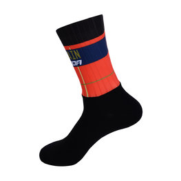 calcetines clásicos - BAHRAIN MERIDA 2019 - negro/azul/rojo