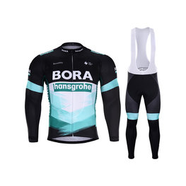 BONAVELO jersey y pantalón de invierno - BORA 2020 WINTER - negro/verde/blanco