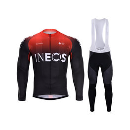 BONAVELO jersey y pantalón de invierno - INEOS 2020 WINTER - rojo/negro