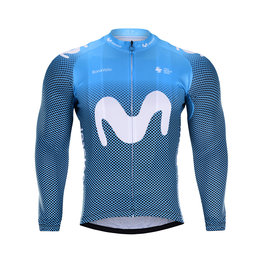 BONAVELO maillot de verano de manga larga - MOVISTAR 2020 SUMMER - azul