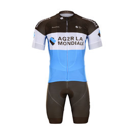 BONAVELO maillot corto y pantalón corto - AG2R 2020 - blanco/azul/marrón