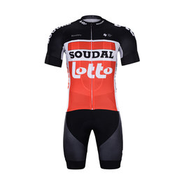 BONAVELO maillot corto y pantalón corto - LOTTO SOUDAL 2020 - blanco/rojo/negro