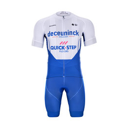 BONAVELO maillot corto y pantalón corto - QUICKSTEP 2020 - blanco/azul