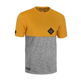 ROCDAY jersey de manga corta - DOUBLE - amarillo/gris