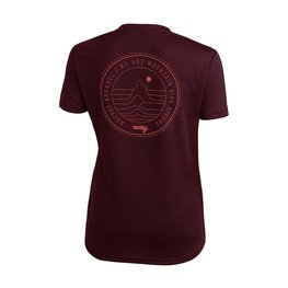 ROCDAY jersey de manga corta - WOODY LADY - granate