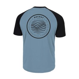 ROCDAY jersey de manga corta - GRAVEL - negro/azul