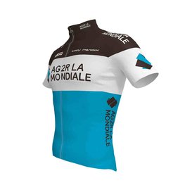 ROSTI jersey de manga corta - AG2R 2020 - azul/marrón/blanco