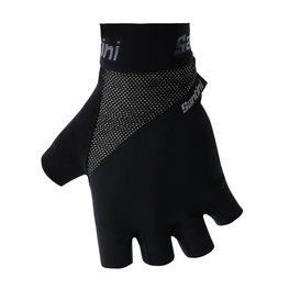 SANTINI guantes de dedos cortos - ORIGINE - negro