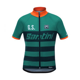 SANTINI jersey de manga corta - 365GS KIDS - azul/naranja