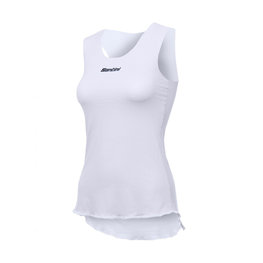 SANTINI camiseta sin mangas - AIRY LADY - blanco