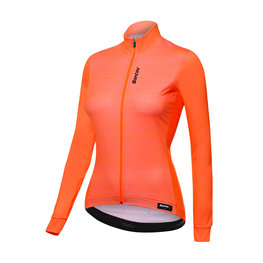 SANTINI maillot de invierno de manga larga - SCIA LADY WINTER - naranja
