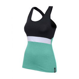 SANTINI maillot sin mangas - SCIA LADY - negro/azul claro