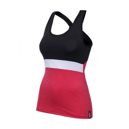 SANTINI maillot sin mangas - SCIA LADY - rojo/negro
