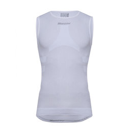 SANTINI camiseta sin mangas - CARBON - blanco