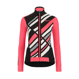 SANTINI maillot de invierno de manga larga - CORAL RAGGIO LADY - rosa/negro