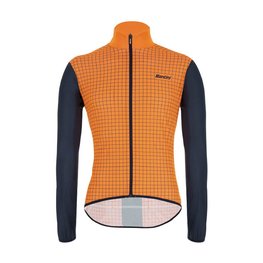 SANTINI chaqueta cortaviento - NEBULA - azul claro/naranja/azul