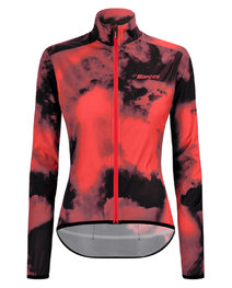 SANTINI chaqueta cortaviento - NEBULA STORM LADY - rosa