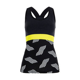 SANTINI maillot sin mangas - SCIA DUNE LADY - amarillo/negro