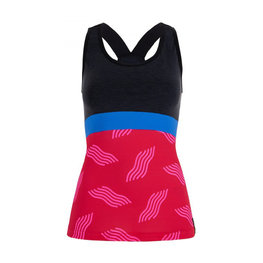 SANTINI maillot sin mangas - SCIA DUNE LADY - negro/rosa