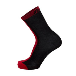SANTINI calcetines clásicos - ORIGINE WINTER - rojo/negro