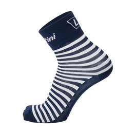 SANTINI calcetines clásicos - LA VUELTA 2018 - azul/blanco