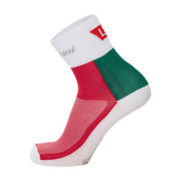 SANTINI calcetines clásicos - LA VUELTA 2018 - verde/blanco/rojo