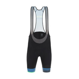 SANTINI pantalones cortos de tirantes - LA VUELTA 2019 - azul/negro
