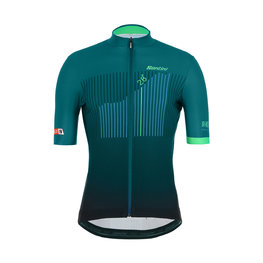 SANTINI jersey de manga corta - LA VUELTA 2019 - verde/azul