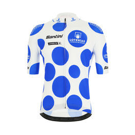 SANTINI jersey de manga corta - LA VUELTA 2019 - azul/blanco