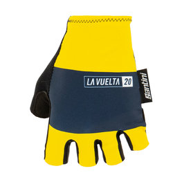 SANTINI guantes de dedos cortos - LA VUELTA 2020 - amarillo/negro